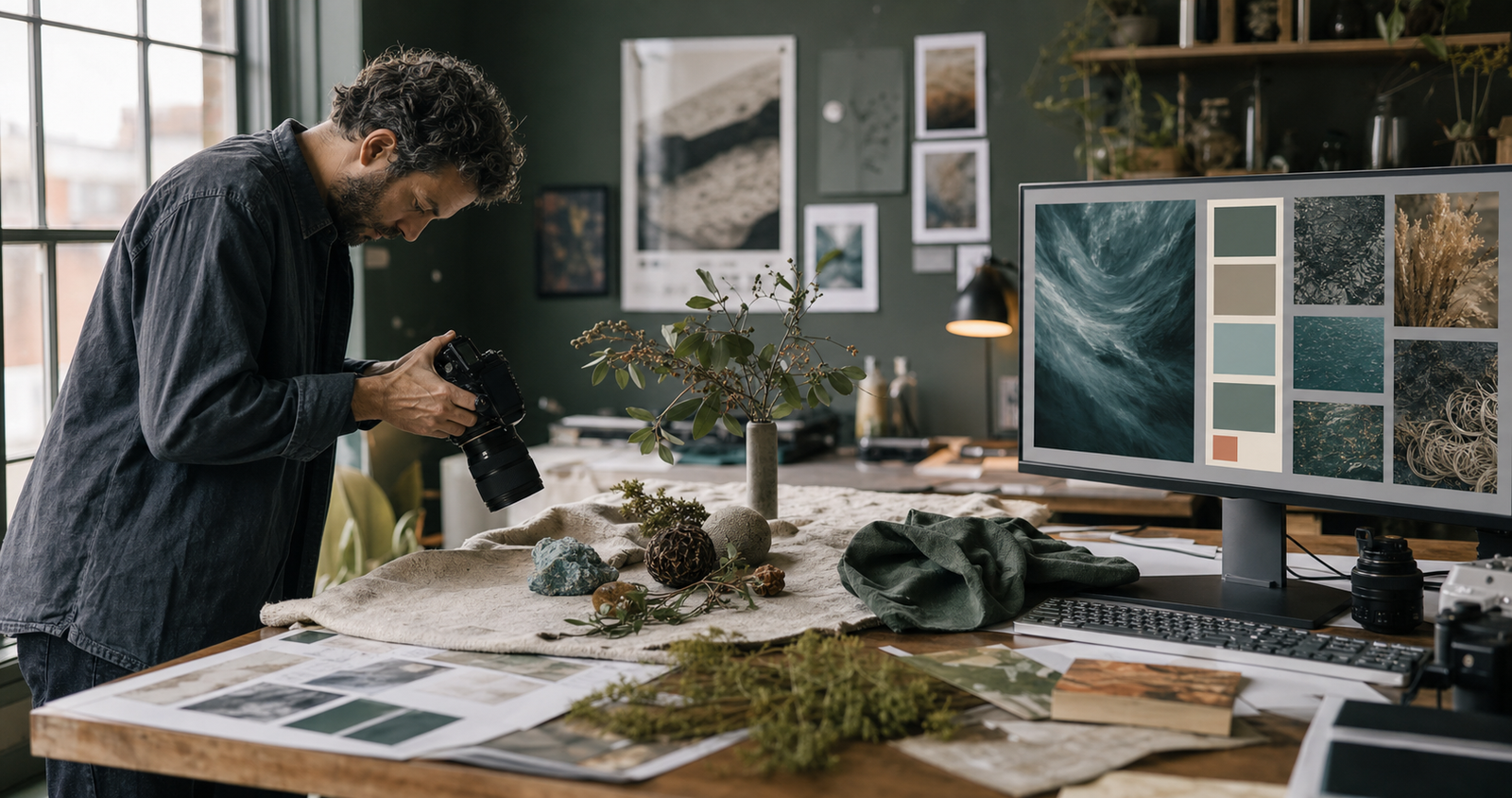 A photographer building a visual language from a still life reference